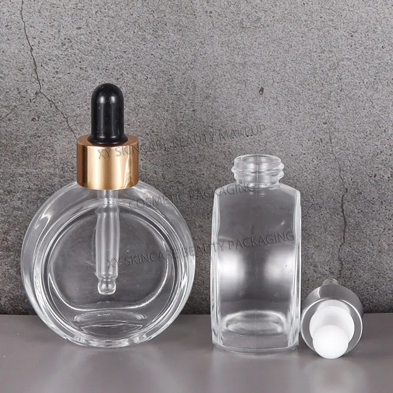 10db Áttekinthető 40ml üvegek dropper bottles skincare Szépség Szépítő Csomagolás Vérsavó Fődolog Beolajoz érdekel bottles