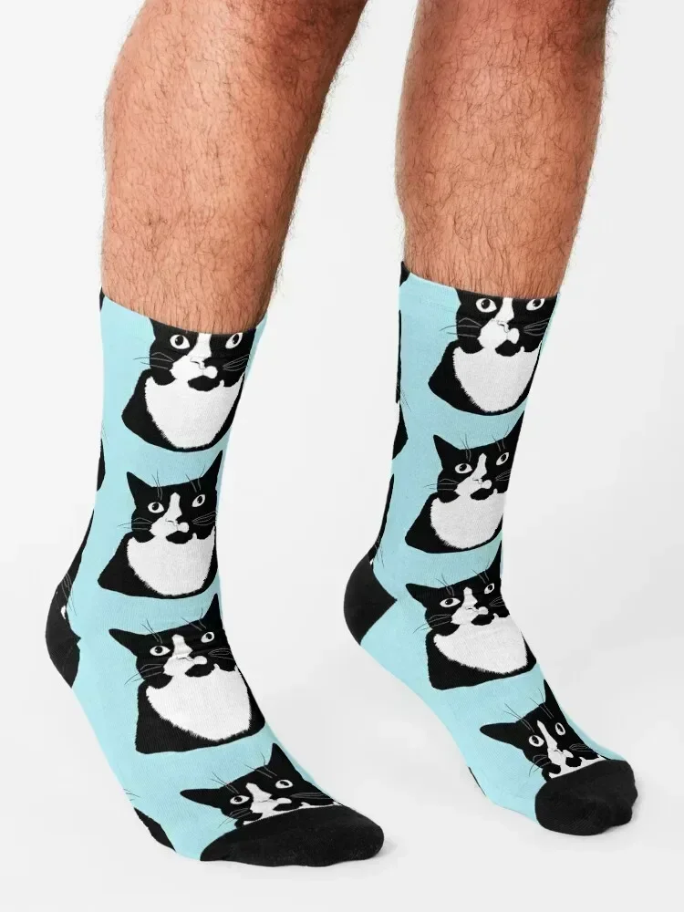 Photogenic Cat - Nice Boo Pic Socks japanese fashion heated gifts designer Mens Socks Women's