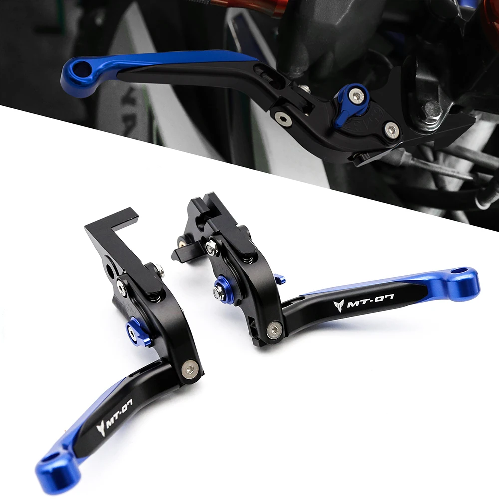 

For Yamaha MT-07 FZ-07 MT 07 FZ07 MT07 FZ 07 2014-2023 Motorcycle CNC Adjustable Folding Extendable Brake Clutch Levers Handle