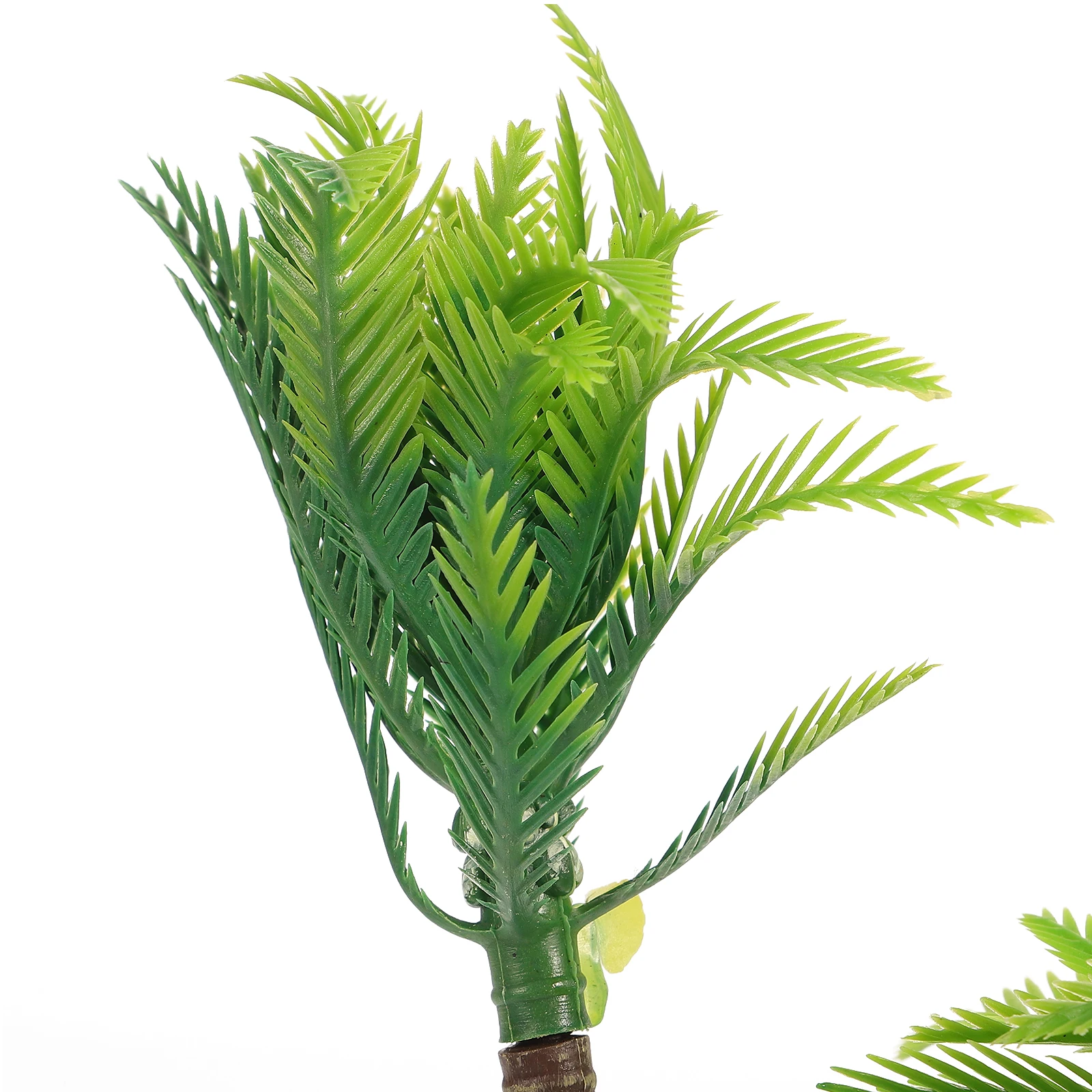 

Artificial Coconut Tree Decor Green Plastic Miniature Palm For Diy Terrarium Moss Garden Fish Tank Home