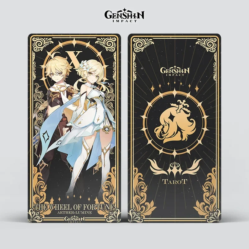 Anime Game Impact Yae Miko Tarot Card Cosplay Prop 22 High-definition Full Set of Tarot Cards Card Game Board Game Divination