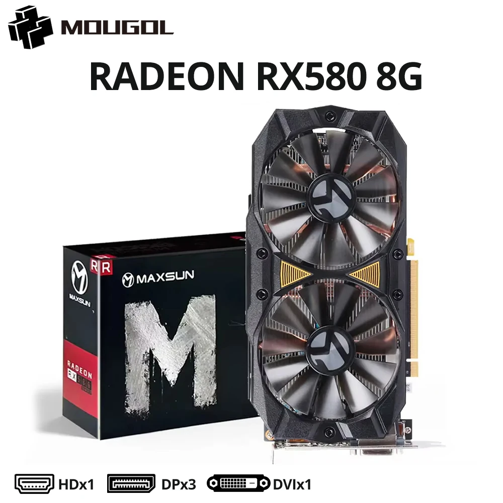 AMD Radeon RX580 8G MOUGOL ビデオカード Amazon | MOUGOL AMD Radeon RX 580 8GB ホワイト グラフィックボード