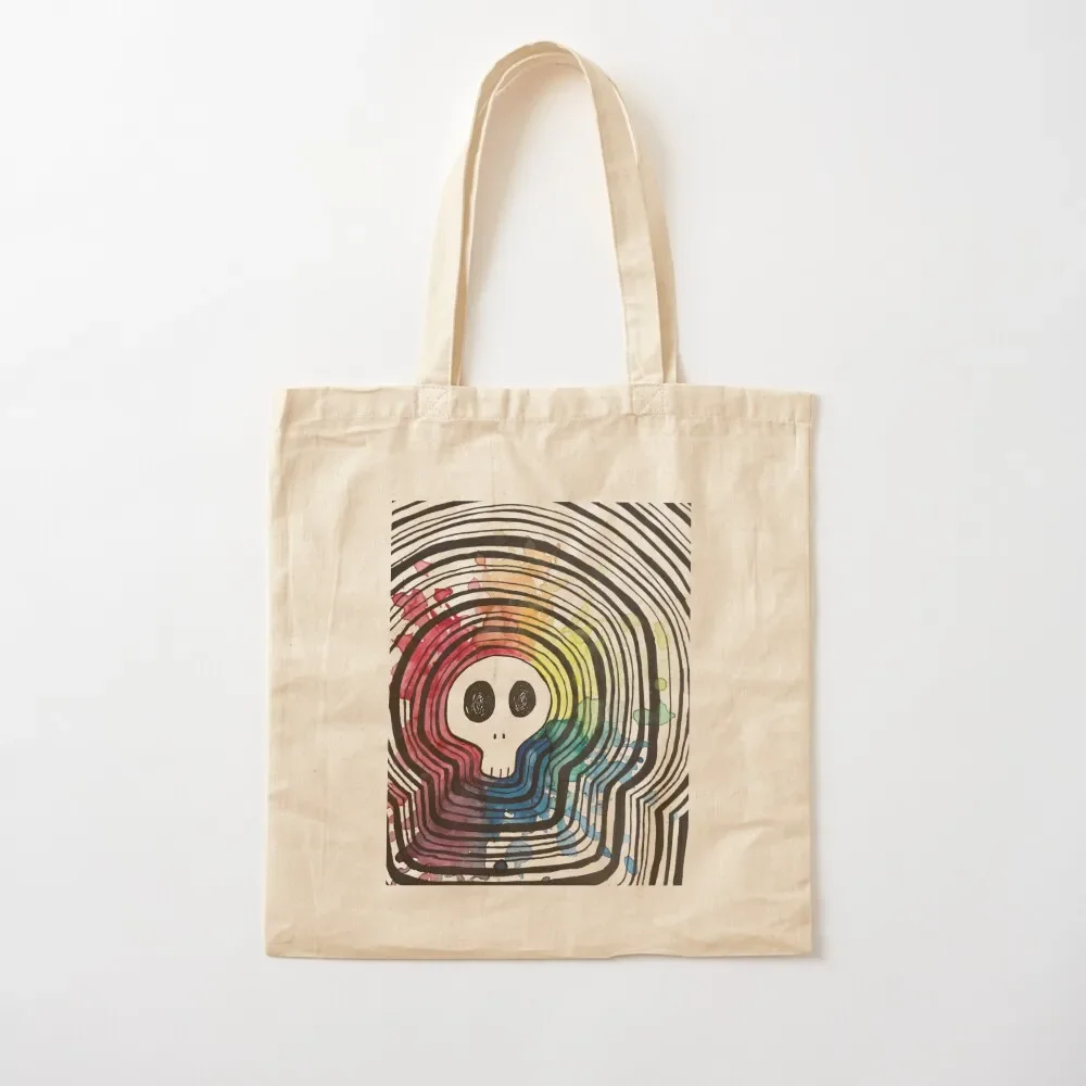 

Rainbow Skull Tote Bag tote bag woman Woman shopper bag Women bags