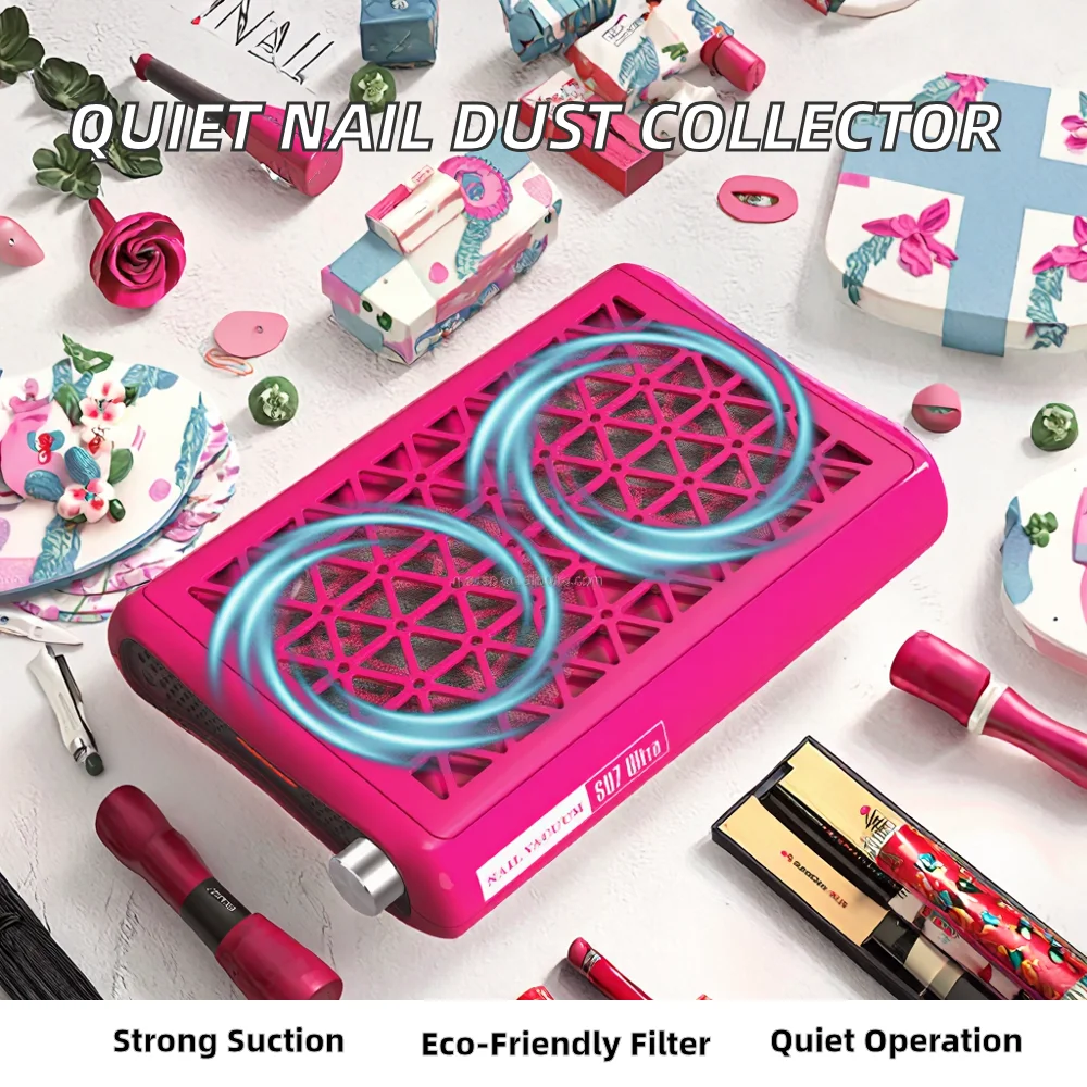 Corded Nail Dust Collector Vacuum Cleaner - Professional 12000RPM