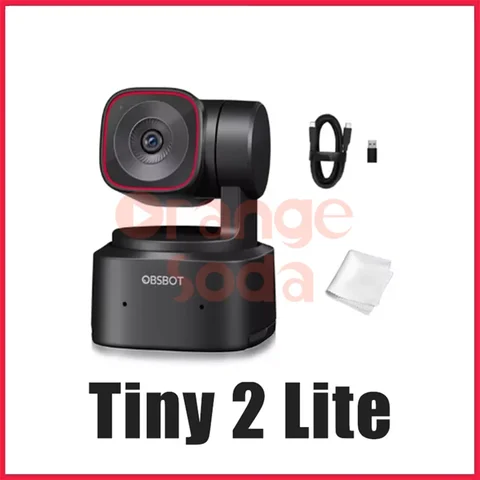 OBSBOT Tiny 2 Lite PTZ 4K Webcam  1080p@60fps HDR With AI Tracking Privacy Cover Microphone 1/2  Sensor USB2.0⊰Plug play