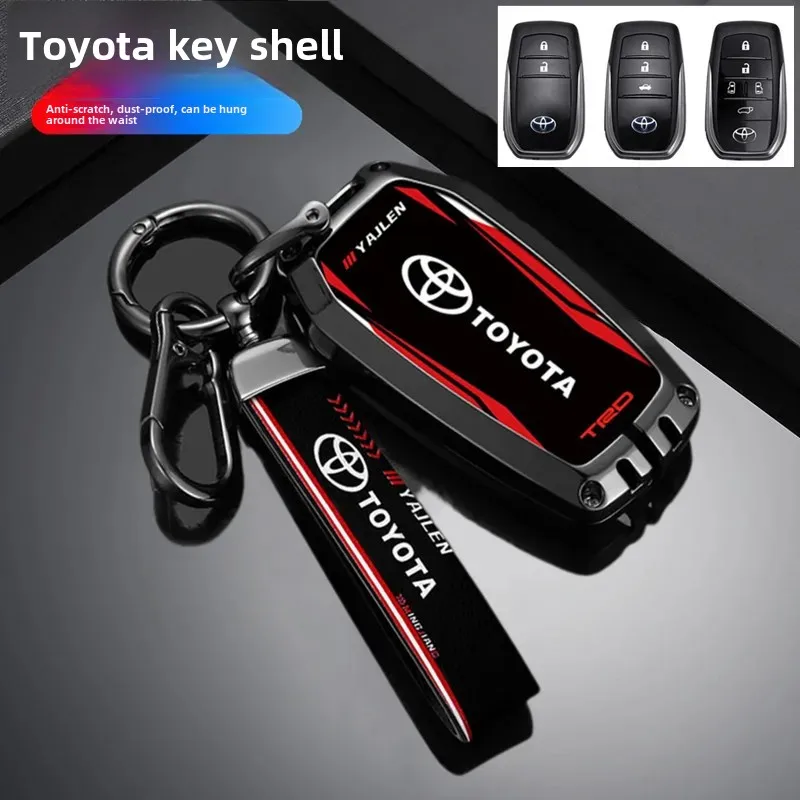 Car Key Case For Toyota Asian Dragon Carola Lexin Kaimai Rui Shell Waterproof CHR Pulaato Bag 23 Models Car Accessories