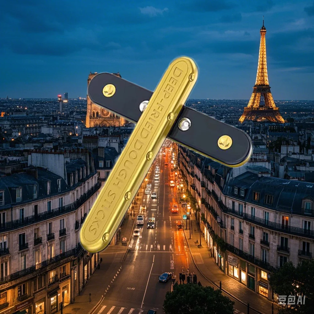 EDC Fidget Adonan Goreng Stik Mainan Logam Mekanik Slider Tangan Fidget Antistress Mainan Santai Fidget Keren