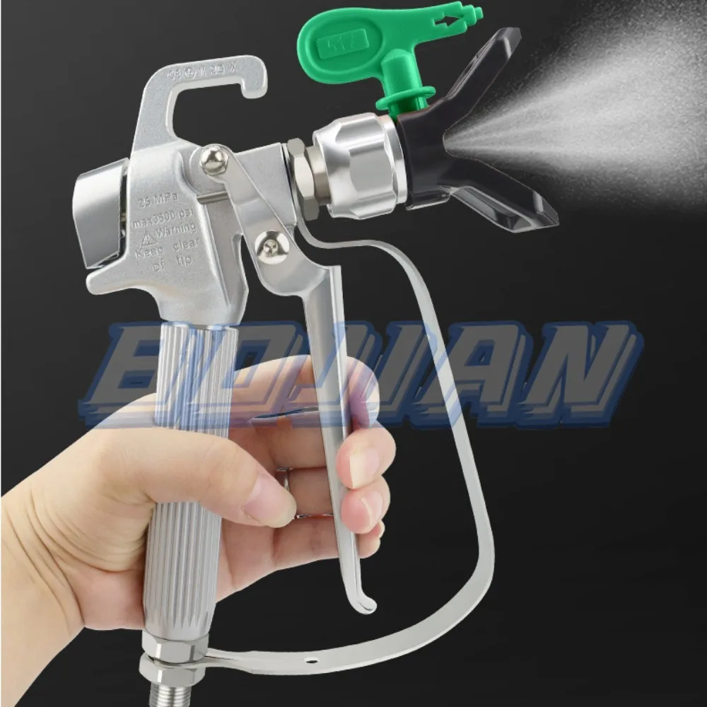 Green 1Set Airless Spray Gun Tip + Airless Spray Filter Tip Nozzle 517 Paint Sprayer Power Tool