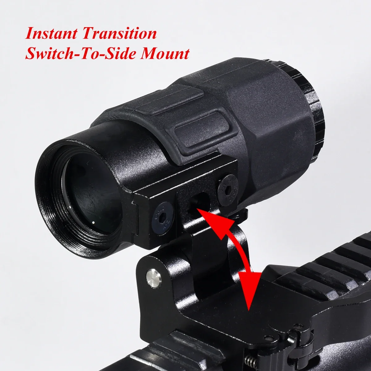 Tactical 552G Holographic Red Green Dot Optics Reflex Laser Sight with 3X/5X Magnifier G43/G45 Hunting Combo Airsoft Accessoires