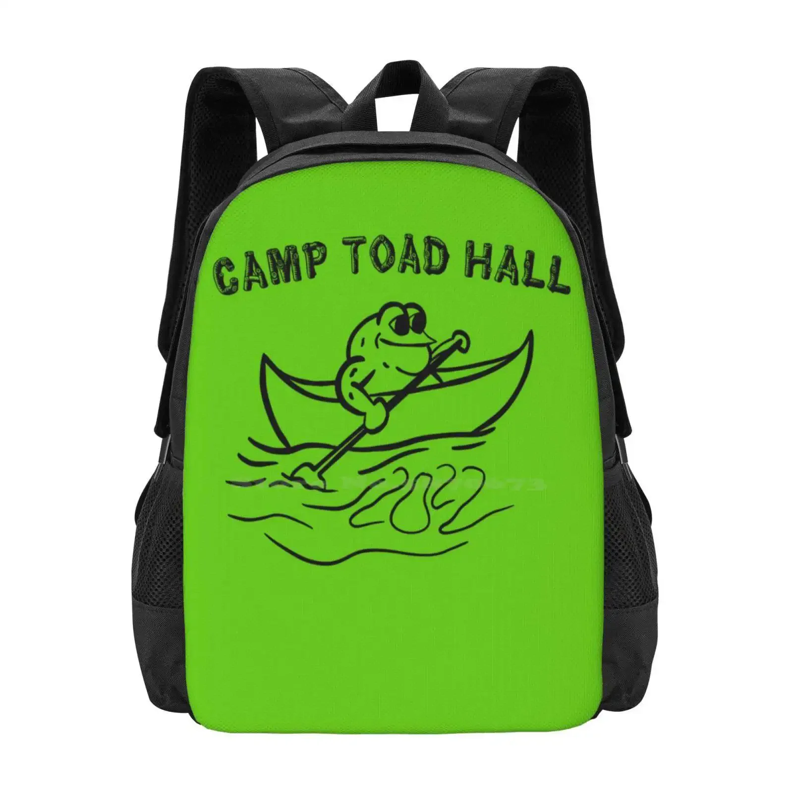 

Camp Toad Hall 2022, модный узор, дизайн, дорожный ноутбук, школьный рюкзак, сумка для лагеря