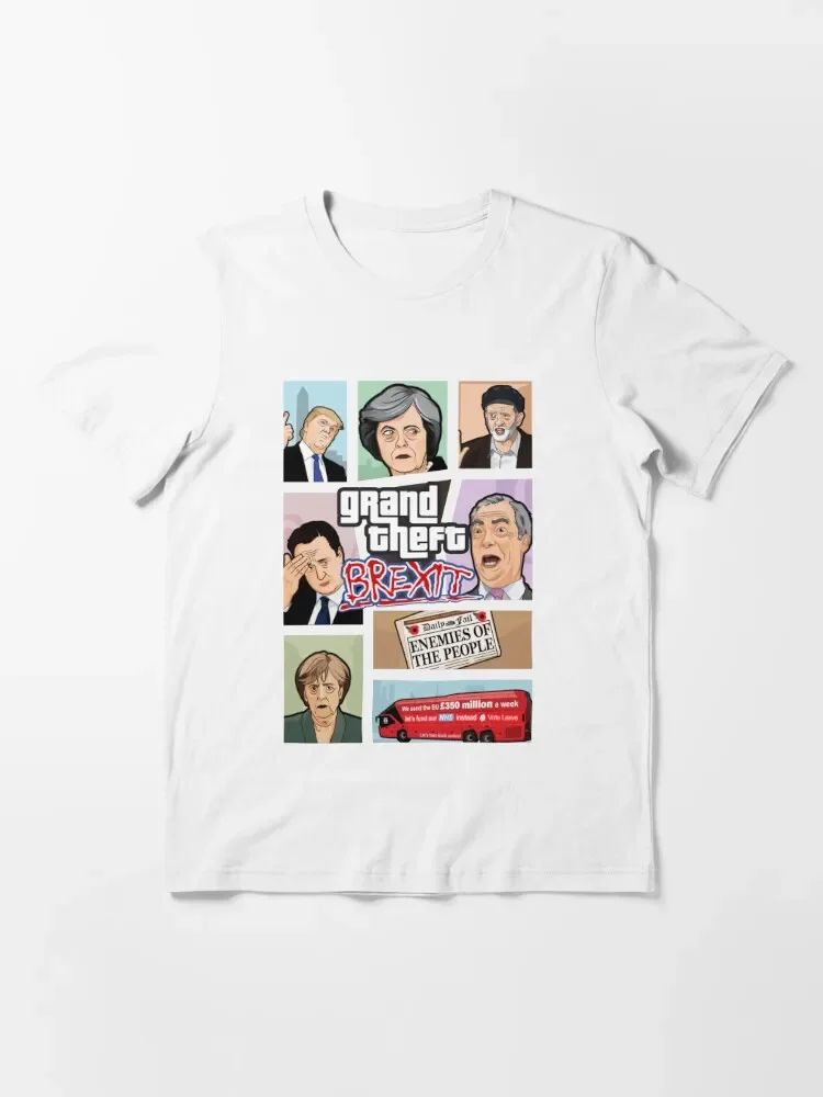 Funny Trump Grand Theft Auto T-shirt GTA Game Quality Print T Shirt Crewneck Top Funny Donald Tee Men Women Tshirts for Couples