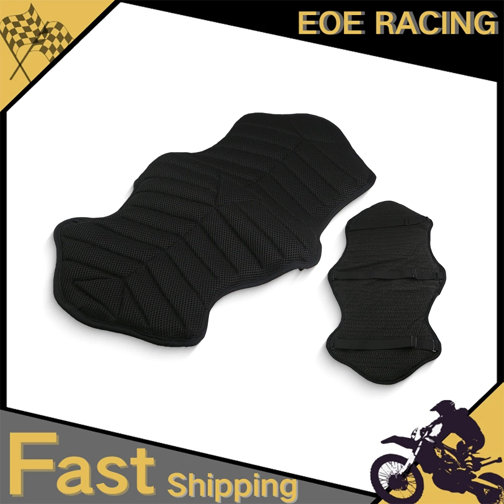 

Motorcycle Seat Cushion Sunscreen Motorcycle Double Seat Cushion Cool Breathable Sweat-proof Heat Insulation Pressure Relief