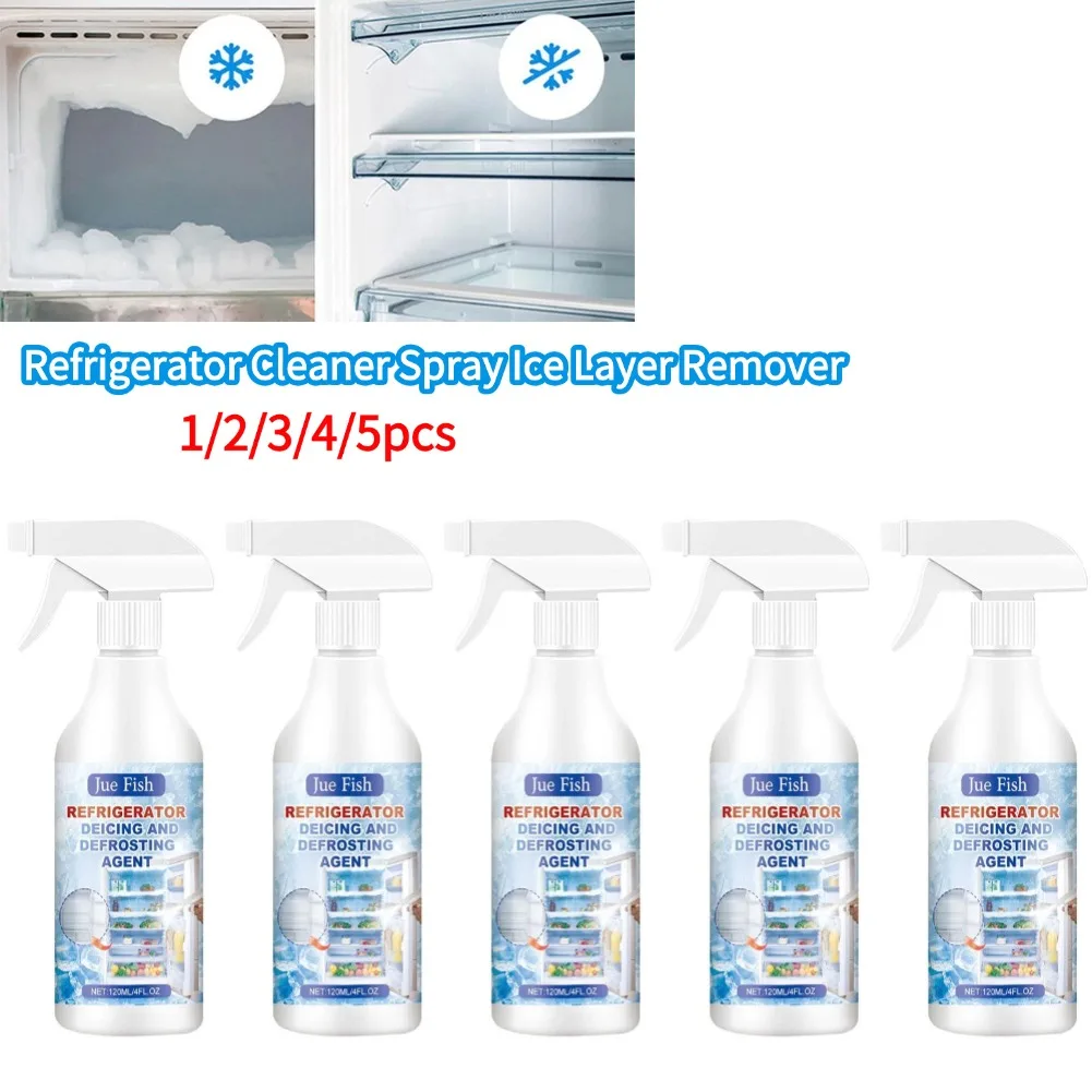 120ml Refrigerator Defrosting Deicing Agent Home Freezer Fresh Spray Improve Keep Cleaner Food Freshing Fridge Defrosting Agent