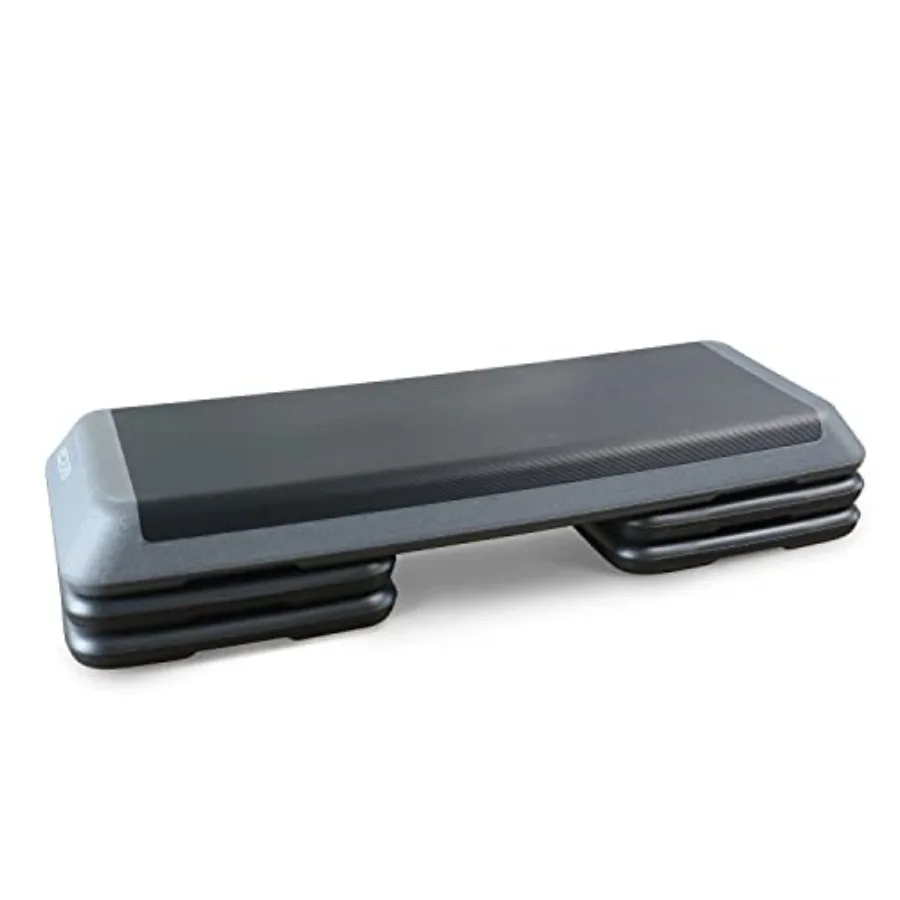 

Adjustable Aerobic Step Platform Exercise Step Gray