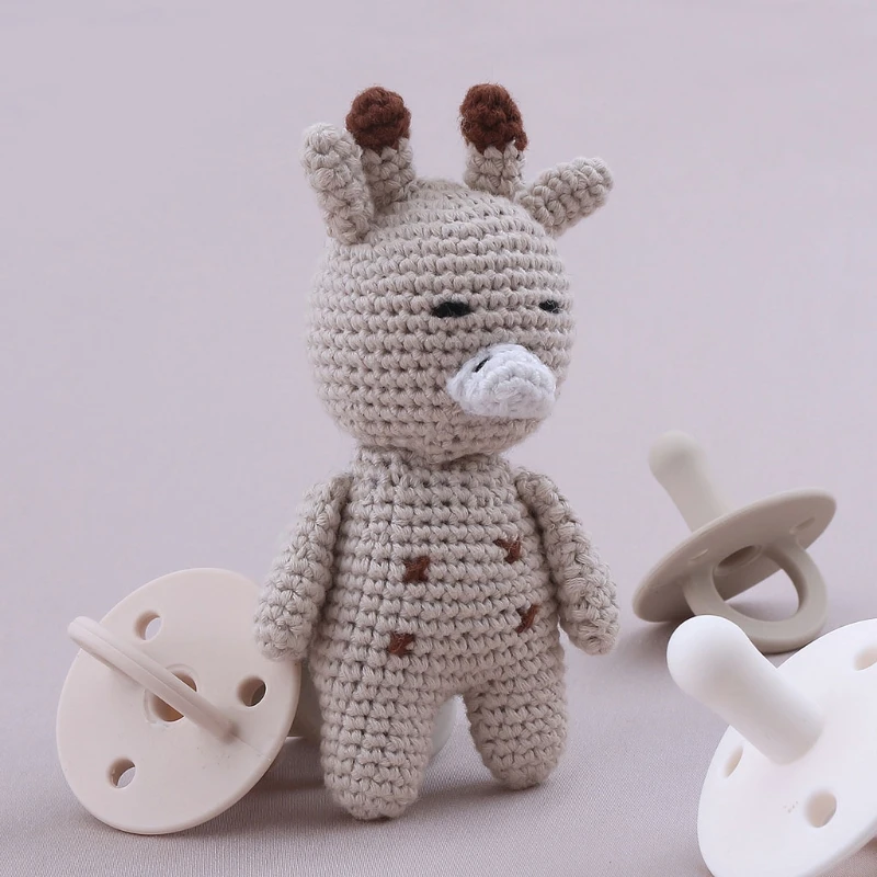 13cm Hand Sewing Pendant Knit Doll Soft Toy Stuffed Animal for Hobby Collections