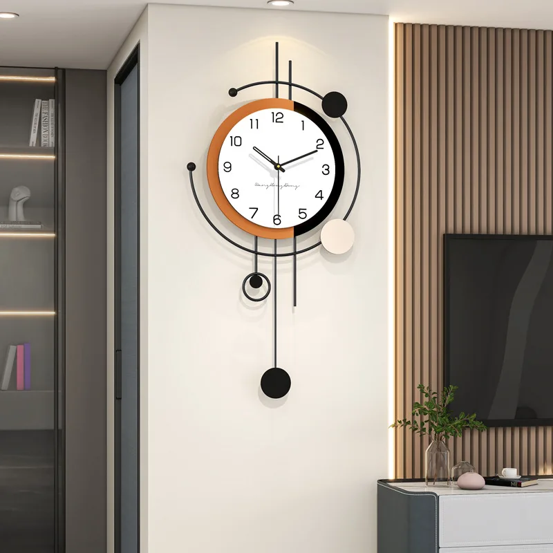 Silent Wall Clock Modern Minimalism Wall Clocks Luxury Restaurant Large Hanging Clocks Living Rooms Decorative Accessories
