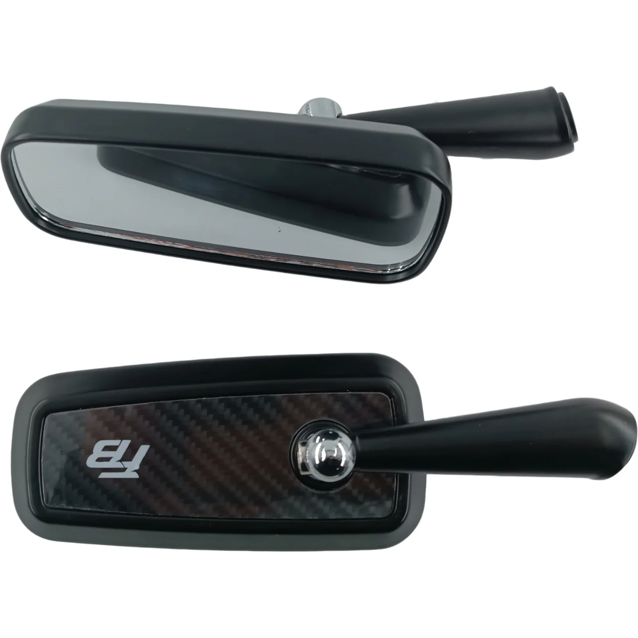 AliExpress NONE Motorcycle Universal Rear View Side Mirrors 8mm 10mm for Honda Kawasaki Suzuki Yamaha Aprilia Street Bike Cruiser Scooter