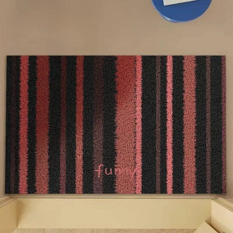 Striped Creative Design Entrance Door Mat Welcome Rug Dirt Trapping Dirty Resistant Easy Clean Anti-slip Carpet Entry Doormat 러그