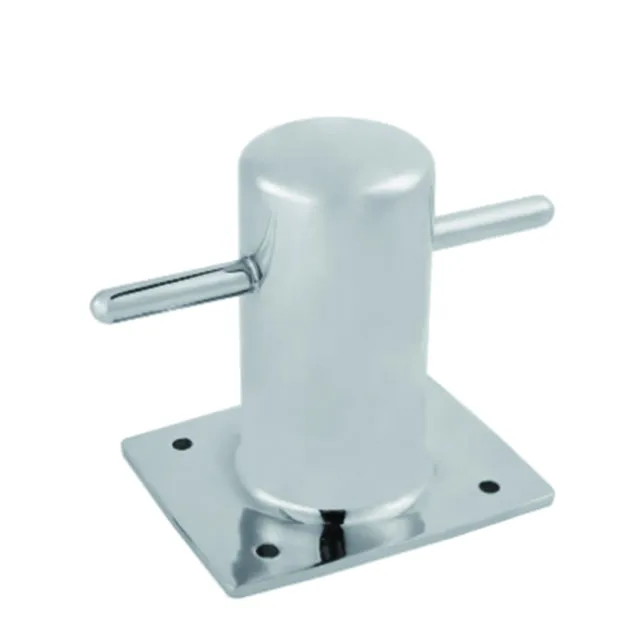 Casting Aluminum Alloy Mooring Cleat Bollard for Boat S Shaped Aluminum Dock Cleat