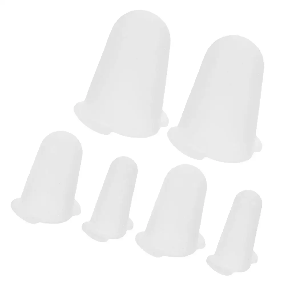 6pcs Protective for Piping Tips Silicone Baking Tools Decorator Cupcake Decoration Frosting Protective Set Storage