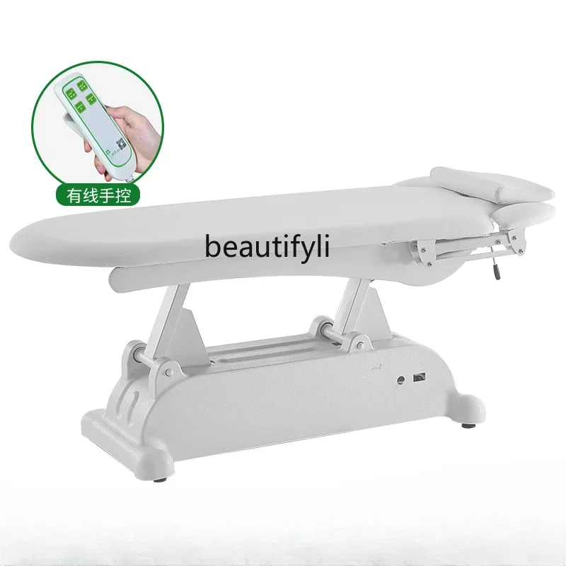 

Facial Bed Electric Elevating Bed Tattoo Embroidery Eyelash Bed Massage Couch Integrated
