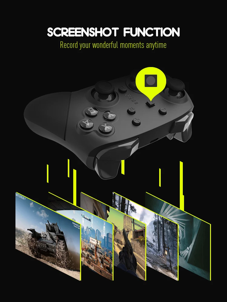 Compatibile con Controller Wireless DATA FROG-Joystick di gioco per Controller Nintendo Switch/Switch Lite per Switch OLED Gamepad per PC