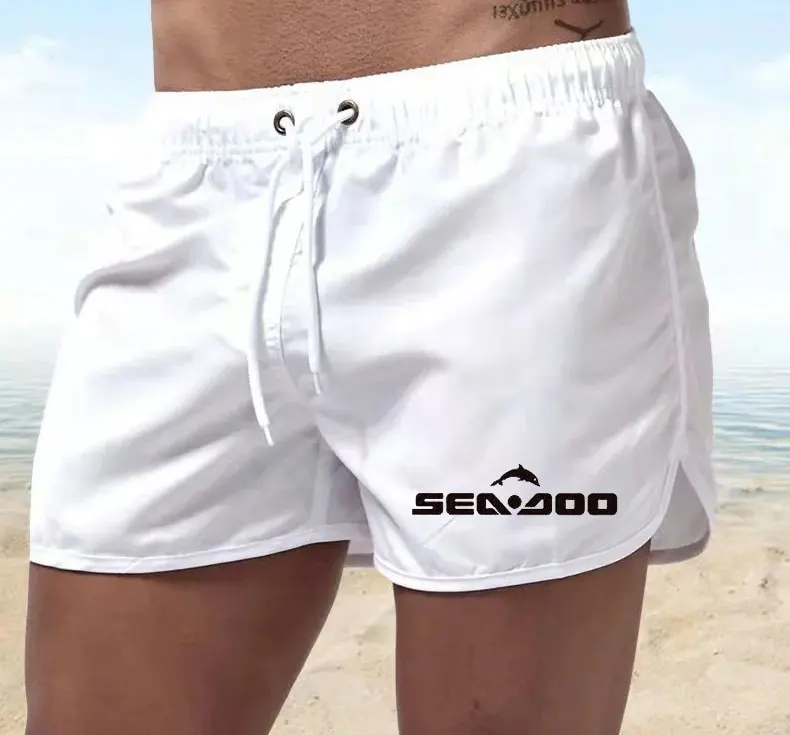 Summer sea Doo Casual Shorts Men Boardshorts Breathable Beach Comfortable Fitness Sports Short Pants Male bermudas