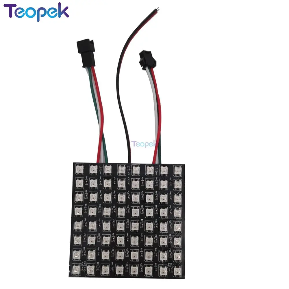 WS2815 Flexibel LED-scherm 8x8 8x32 16x16 Individueel adresseerbaar digitaal paneellicht 2815 SMD 5050 DIY-display DC12V