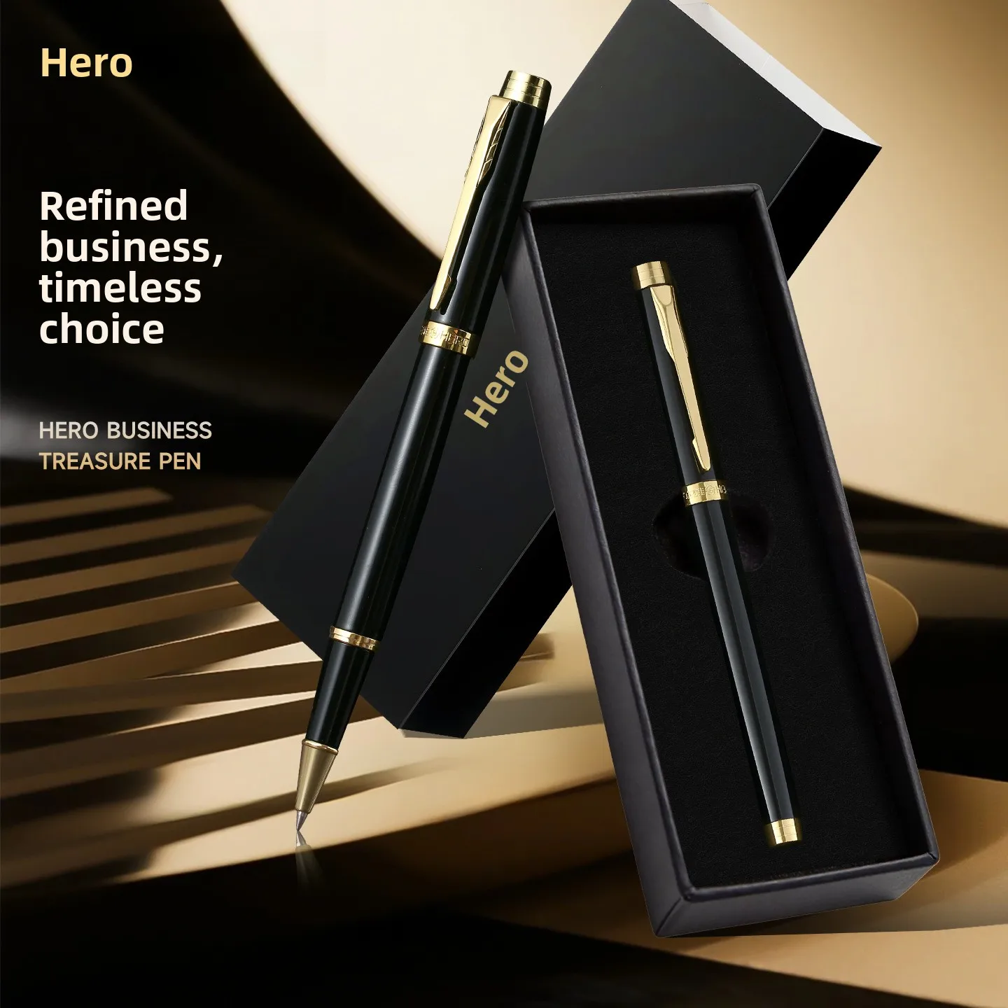 1 High-end Metal Fountain Pen Titanium Nib Hard Pen for Signature Unisex Premium Business Office Study and Writing Fountain Pen
