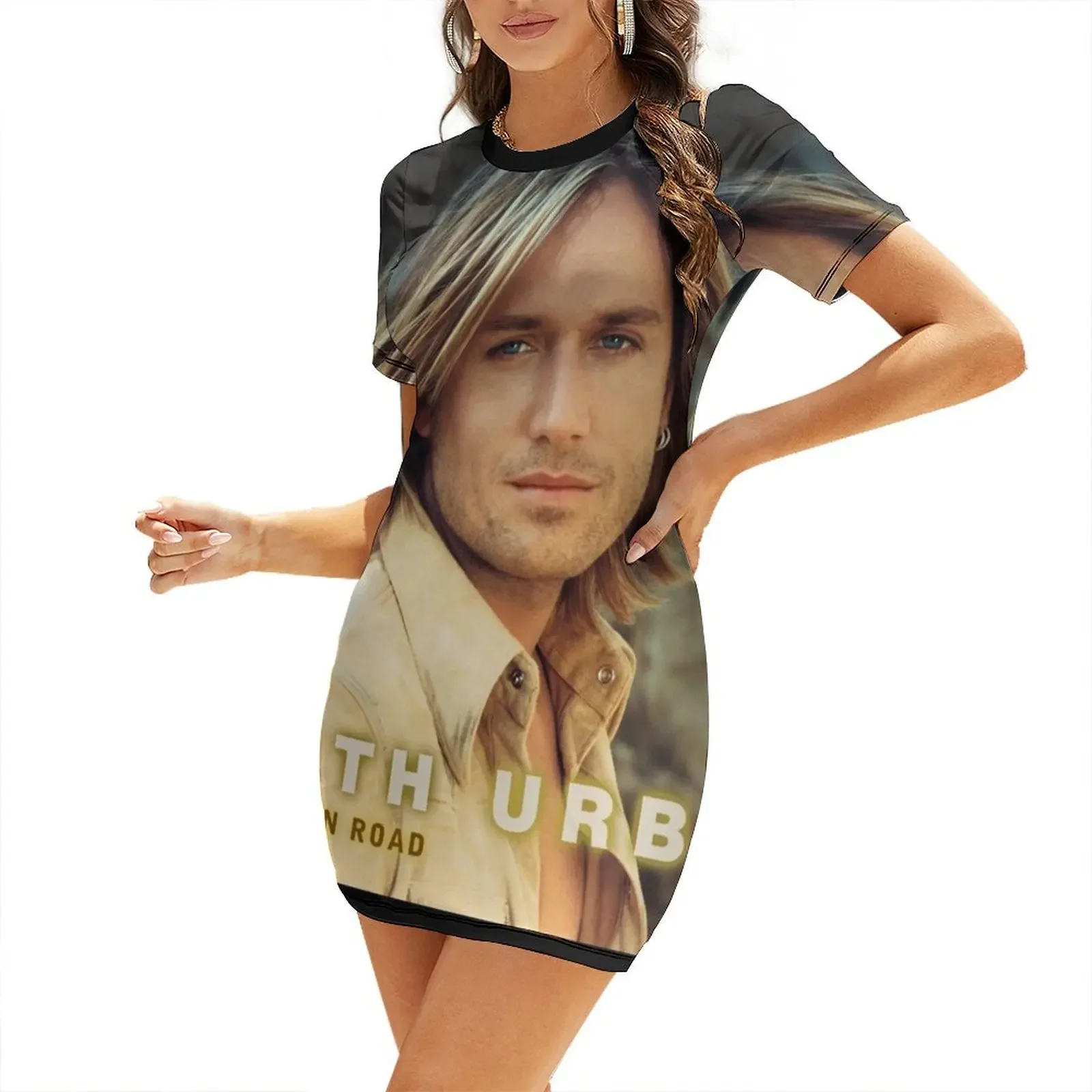 

Keith Urban Golden road Short-Sleeved Dress luxury dress Women's clothing woman dress luxury woman evening