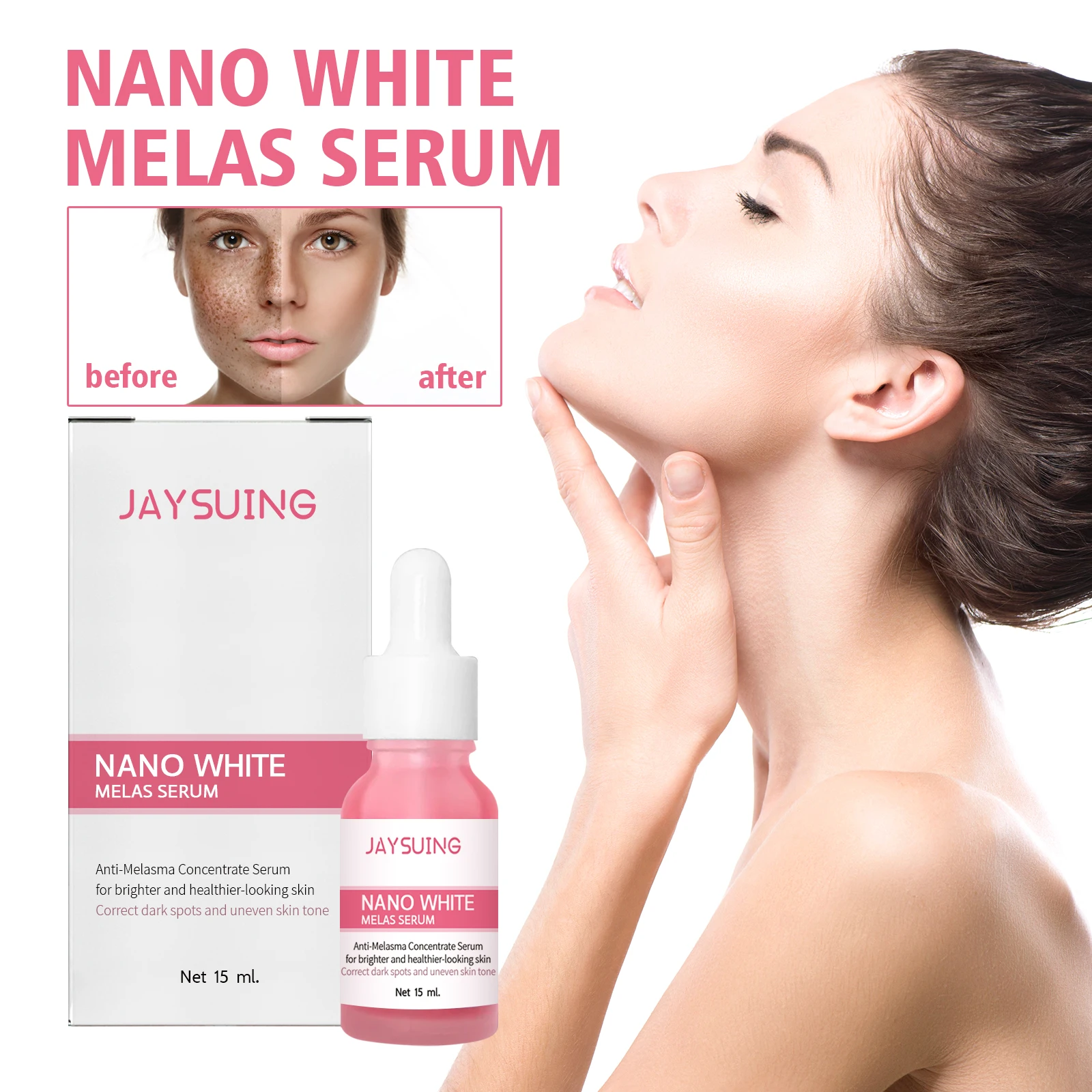 

Эссенция Fade Spot Осветляет темные пятна и тонкие линии, осветляет тон кожи, восстанавливает тусклую кожу и увлажняет женскую эссенцию для лица.