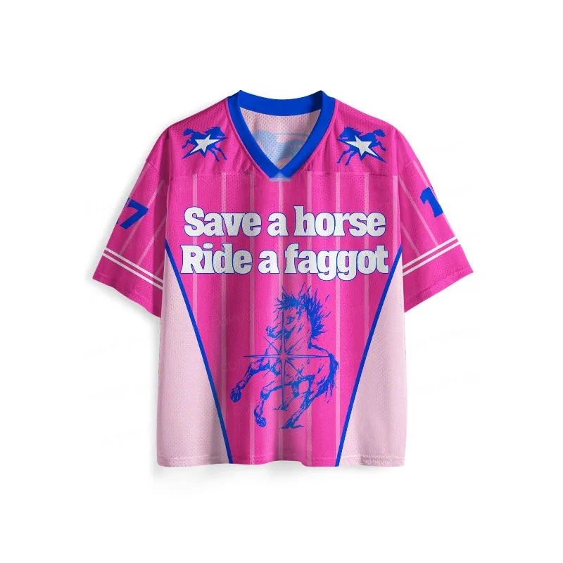 2026 _ New Style _ Fashion _ Subculture _ Fun Jerseys _ Y2K Millennium Girls _ Campus Style _ Sports Style Mesh Fabric