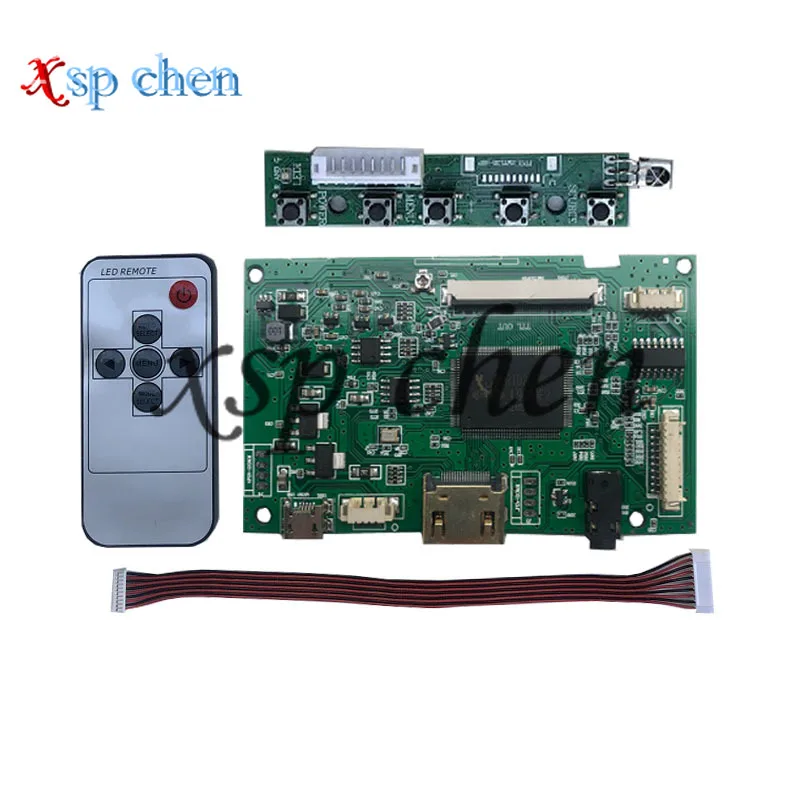 Imagem -03 - Polegada 1024*600 Display Tft Lcd Placa de Motorista Vga Hdmi 2av Torta Laranja pc Banana pi m3 Pro Lcd 9