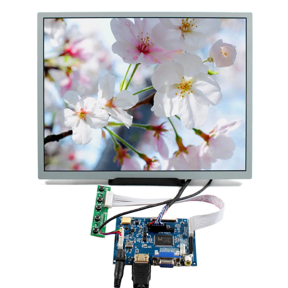 

VGA AV HDMI LCD Controller Board With 12.1" LQ121S1LG73 800x600 one Dead Pixel