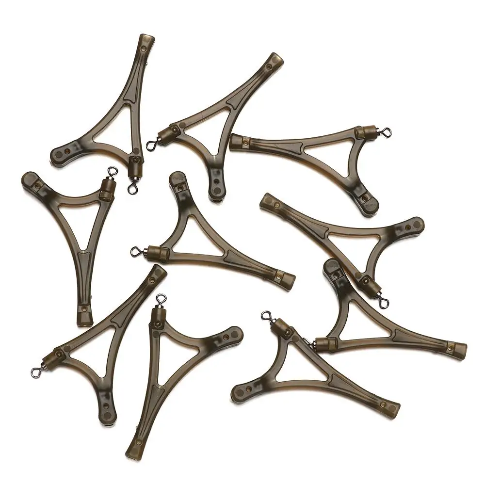 10PCS Europäischen Stil Karpfen Angeln Tackle Anti Verwicklung System Für Methode Feeder Käfig Karpfen Rigs Seite Biegungen Schwenk Fisch zubehör