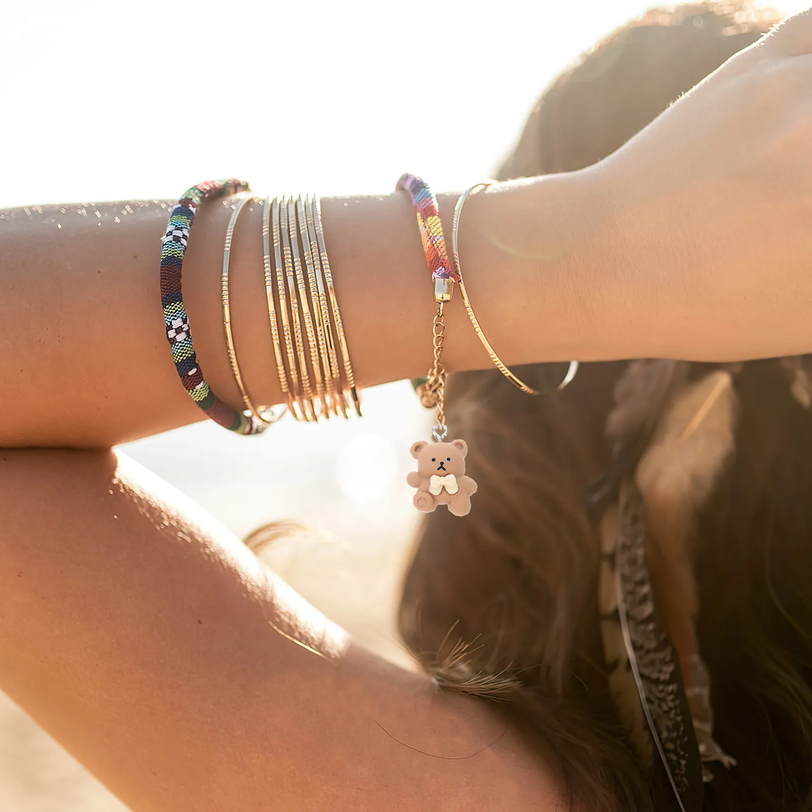 

24 шт. подвесок-мишек из смолы, маленькие аксессуары для рукоделия, для изготовления ожерелий, браслетов, брелоков, украшений