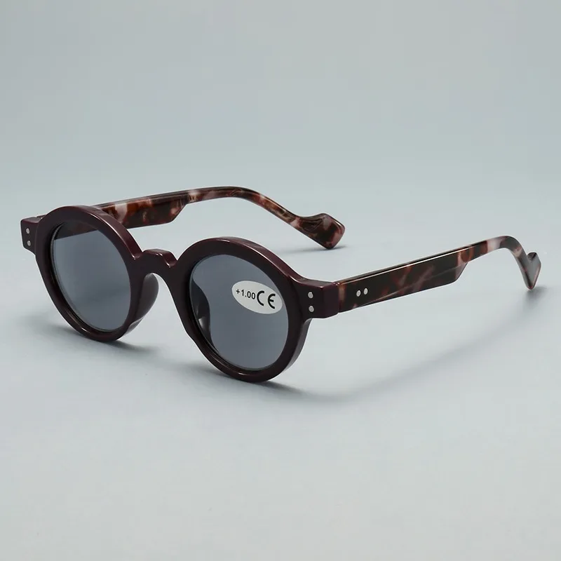 

2PCS Retro Round anti blue light Reading Sunglasses With Diopters +1.5+2.0+2.5+3.0+3.5 Japan Style Presbyopic Eyewear Women Men
