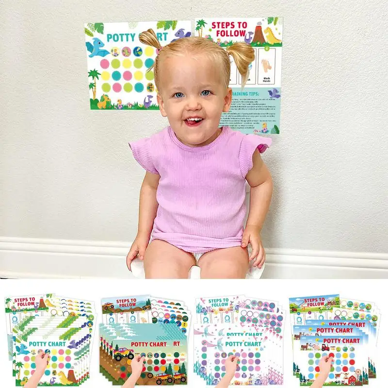 

Potty Training Rewards Reward Chart Sticker For Girls Potty Chart With Sticker Potty Training Reward System Toilet Training