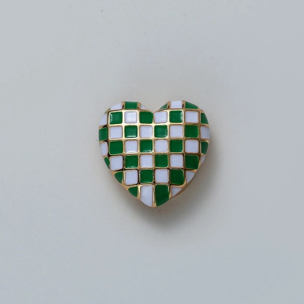 1 pezzo di gemelli con design a forma di cuore per donna, bottoni decorativi, coperture per camicia, semplici accessori per gioielli di moda