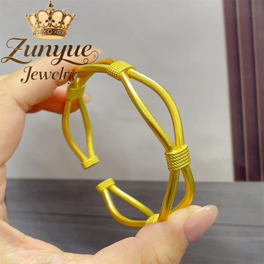 

High-End Sand Gold Simple And Elegant Bracelet Luxury Quality Jewelry Best Selling Fashion Jewelry Exquisite Elegant Popular