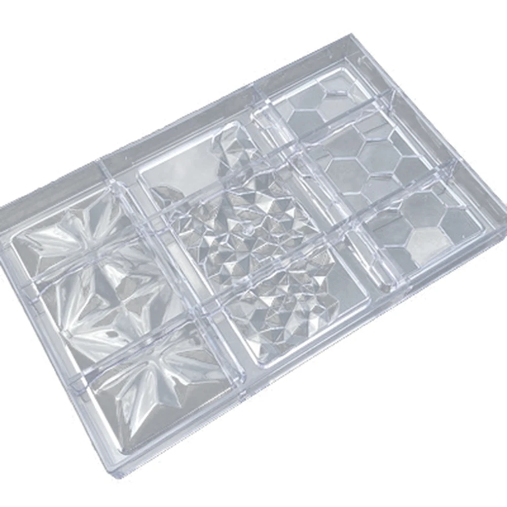 Stampo per barra Cadny al cioccolato Stampo per cioccolato in policarbonato Stampo per torta in plastica per pasticceria Strumento per pasticceria