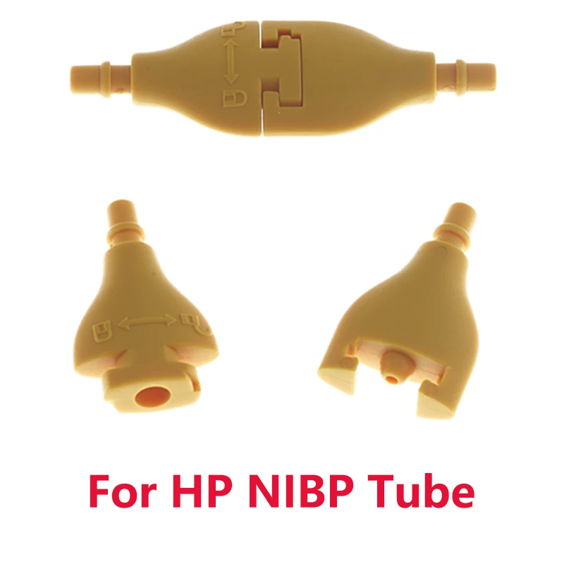 

NIBP Blood Pressure Cuff Air Hose Accessories Slot Lock Connectors,For HP Patient Monitor Disposable Neonate and Animal Cuffs.