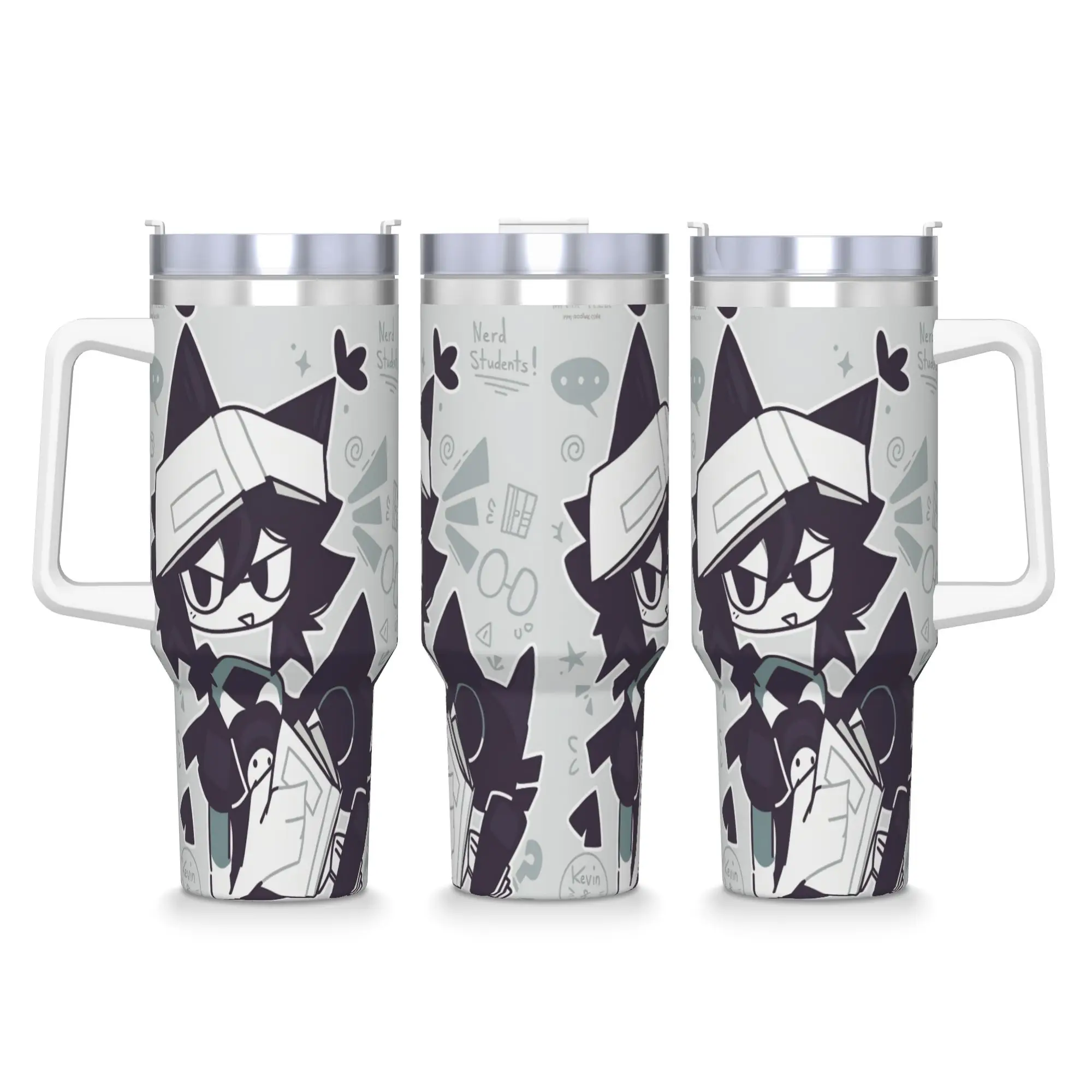 FPE F-Fundamental P-Paper E-Education Stainless Steel Tumbler  Beach Coffee Mug With Straws and Lid Large Capacity Water Bottle