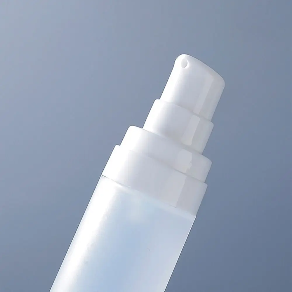 Portable 15/30/50ML Airless Lotion Cream Bottle Transparent Travel Accessories Refillable Bottle Squeeze Pump Makeup Container