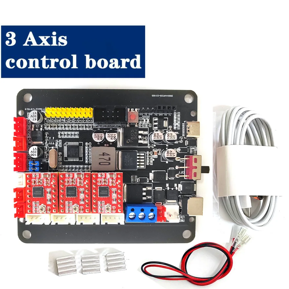 CNC 3018 GRBL 1.1 3 Axis Stepper Motor Double Y Axis USB Driver Board Controller Laser Board for GRBL CNC Router 2/3/4Axis.