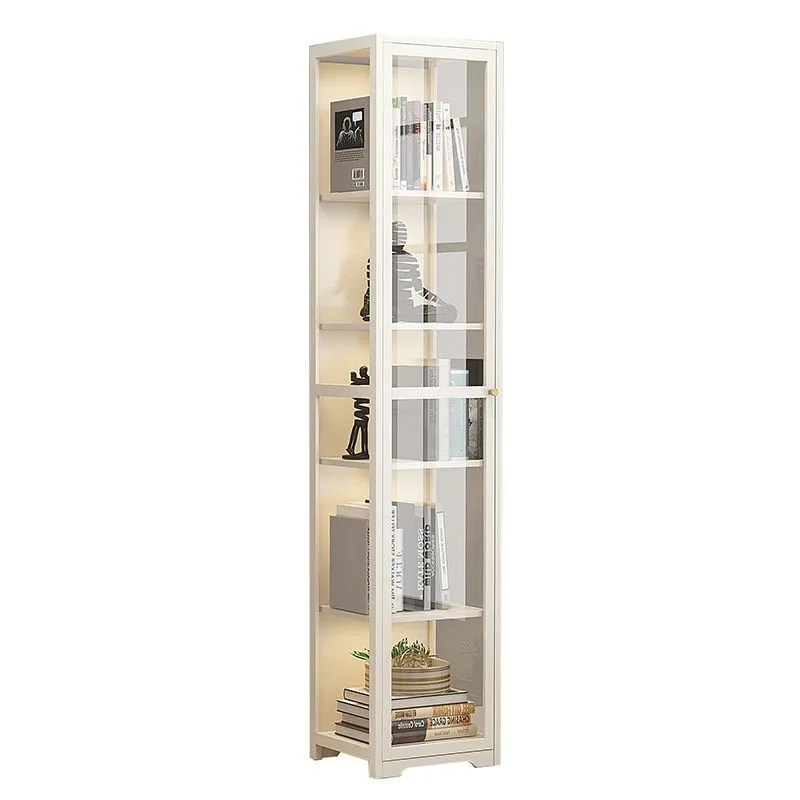 Transparent display cabinet, living room bookcase, floor-to-ceiling dustproof, simple multi-layer bookshelf
