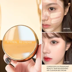 Ocheal BB Cream Air Cushion Whitening Fuller Coverage Waterproof Long-lasting Concealer Cushion Compact With Puff Face Makeup