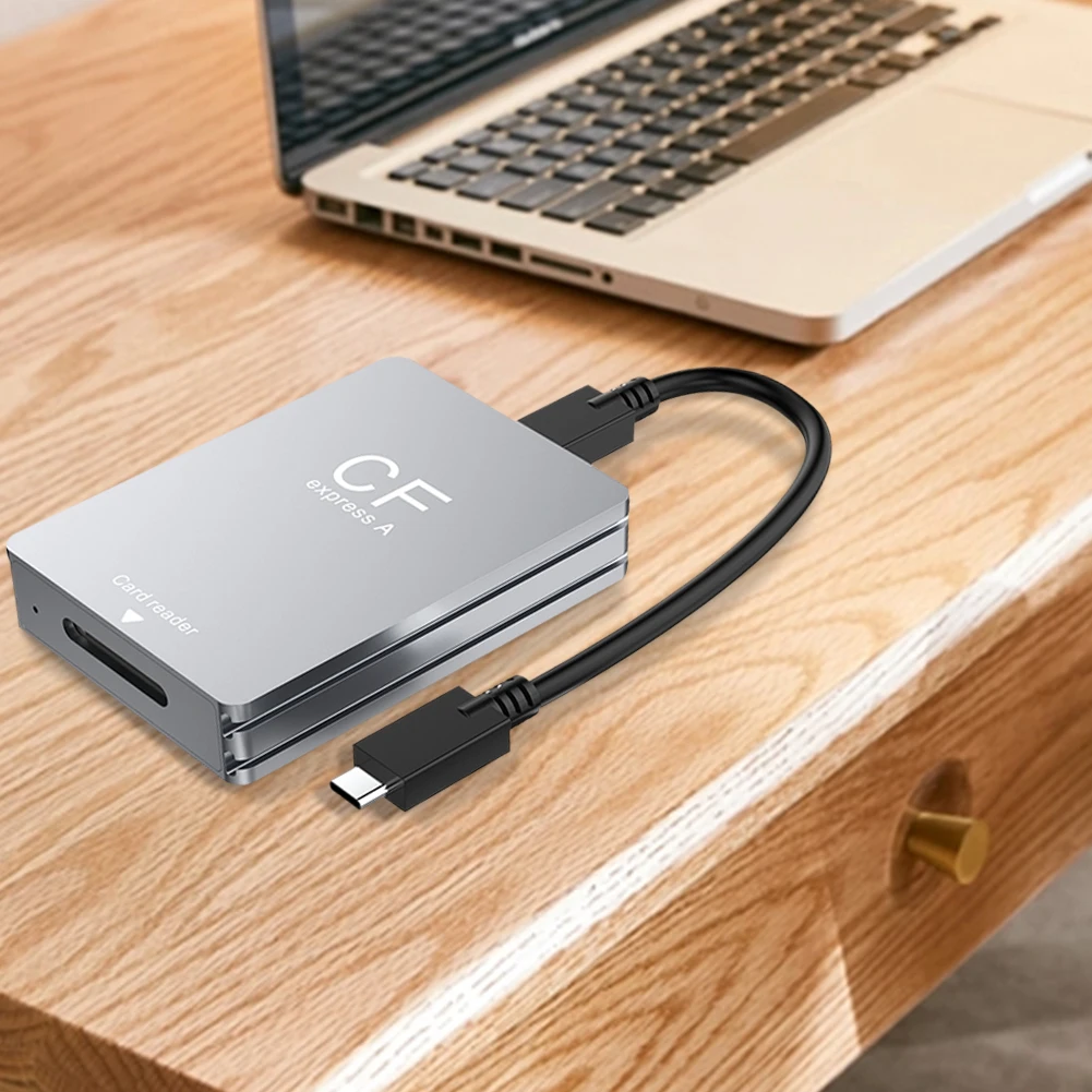 CFexpress Type A Card Reader Адаптер USB 3.2 10 Гбит/с с кабелем USB C к USB C/USB A Поддержка Android/Windows/OS