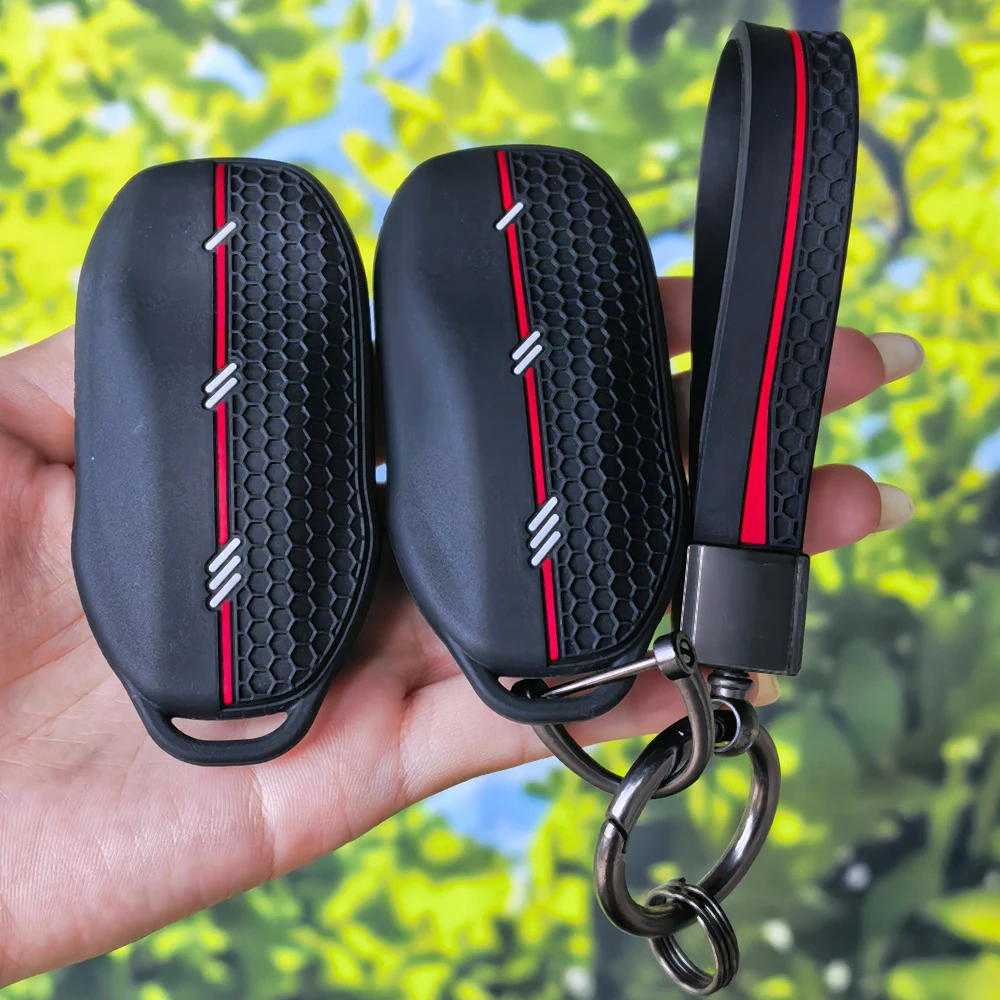 Molding‑Fit Silicone Remote Protector With Keychain For IM LS6 MAX LS7 PRO L7 Dynamic Car Key Bag Shell Practical Accessory