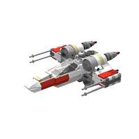 AIAIAITOY Military Wars Chibi X-Wing T65 Building Blocks Bricks Set Kids Toys Gifts For Boys & Girls